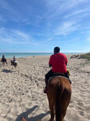 Nice beach day with a friend would never hurt just use a horse though. Lol