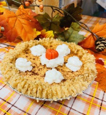 Pumpkin pie wax melt tarts.