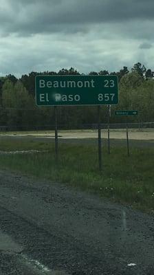 One of my favorite signs as you enter Texas from Louisiana!