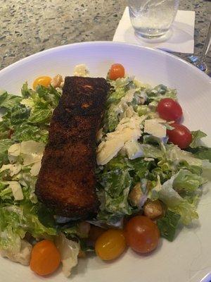 Classic Caesar with Blackened Salmon