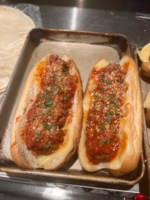 Meatballs subs