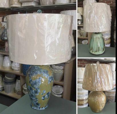 Locally Made Ceramic Lamps