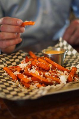 Our unbelievably delicious Sweet Potato Fries!