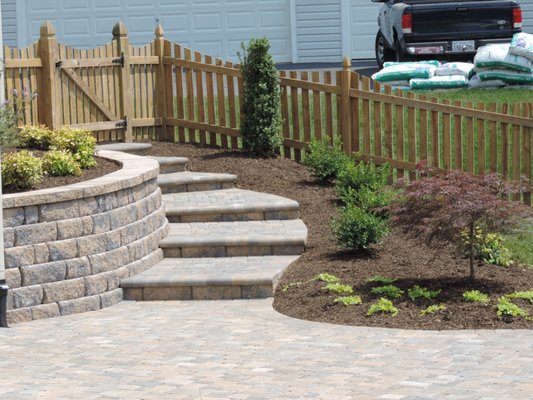 We can transform your property with no-maintenance paver patios, walkways, walls, steps and fire pits.