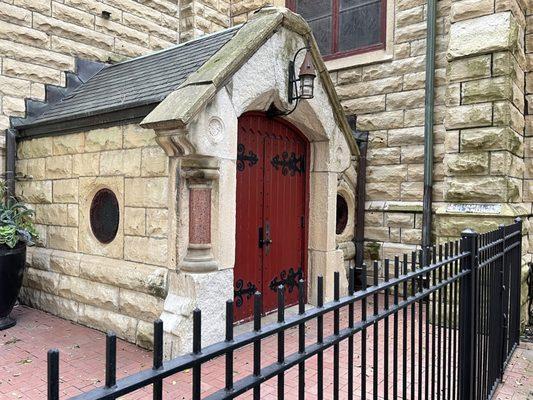 Entrance to the Chapel of St. Andrew.