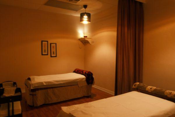 Private rooms for your body work and wellness treatments.