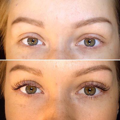 Classic Lash Extensions natural look and no one will notice!