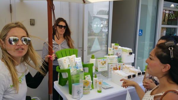 Babyganics booth!