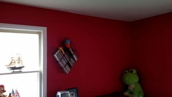 Painted a red room the other day