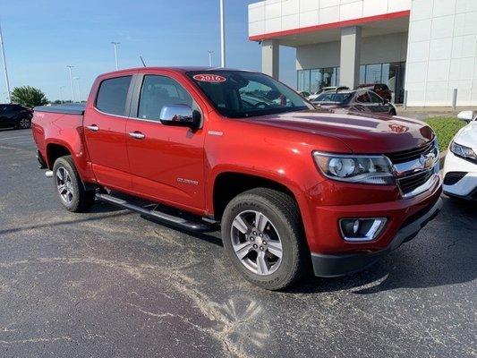 The 2016 Chevrolet Colorado with a 2.8 Duramax diesel. I got a great deal, well below the KBB suggested price and this truck is like new.