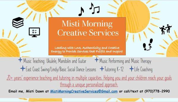 Misti Morning Creative Services