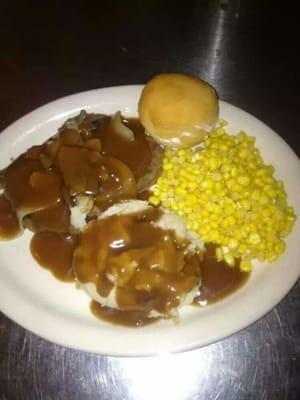 Our Hamburger Steak Special served every Wednesday.