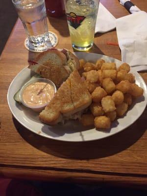 Reuben and tots