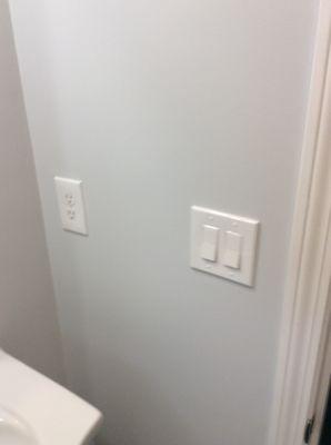 New switches & outlets