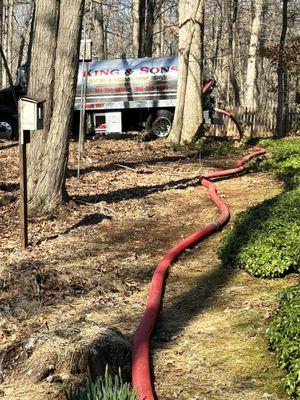 Clean truck and equipment