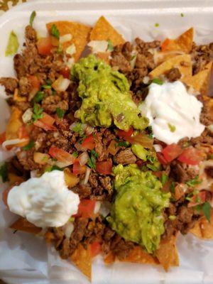 Nachos de asada