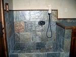 Ennis Montana.  Slate Doggie Bath tile installation by Cutthroat Tile and Stone