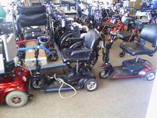 Electric wheel chairs.