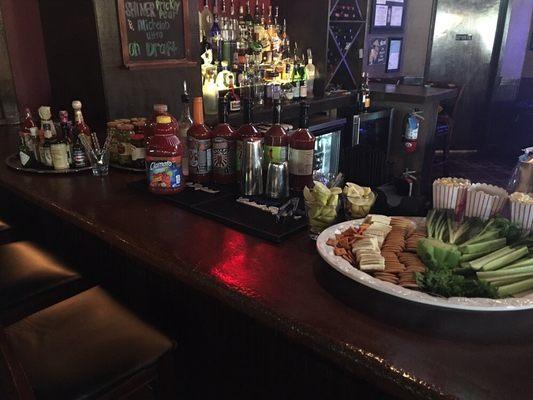 Sunday Football Bloody Mary & Michelada Bar!