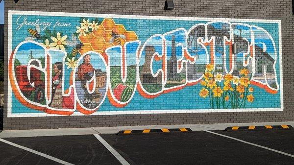 The New Mural at Horns Gloucester Ace Hardware Store