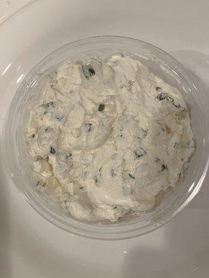 Scallion cream cheese