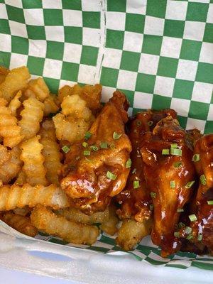 Wings flavor barbecue