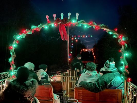 Riding the Electric Sleigh down the Tunnel of Lights