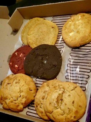 Variety of different cookies