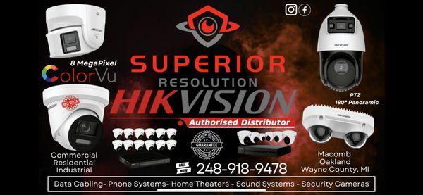 Superior Resolution Security Cameras