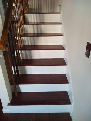 I had 3 other companies turn down this job. Wouldn't even consider doing my stairs. Miguel's guys did such beautiful work and it's perfect!