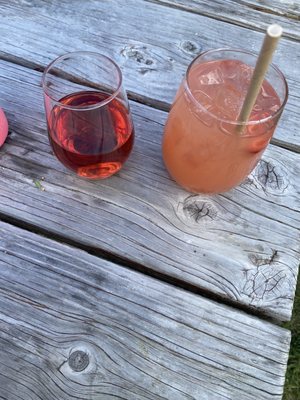 Dry Rose and Strawberry Sangria