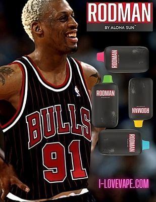 Dennis Rodman Disposable Vape 9100 Puffs