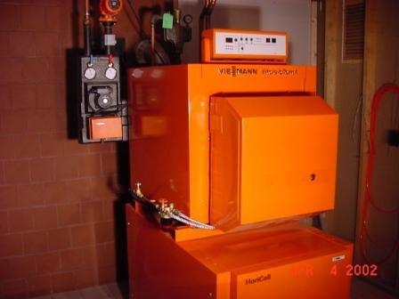 Viessmann Vitola-Biferrel boiler with a VEC burner