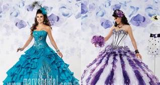 Designer Sweet Sixteen Dresses of many types and colors