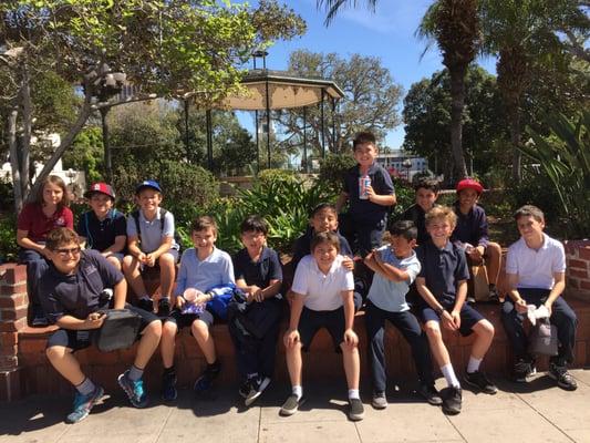 Fourth grade field trip to Dodger stadium and Olvera Street, March 2015