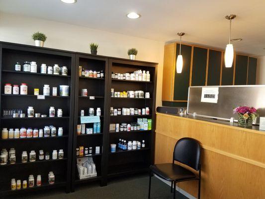 Purchase options available: Vitamins, Skincare, Pain Cream, etc.