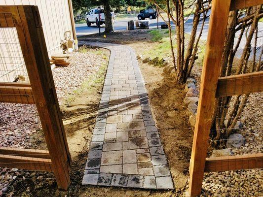 Paver Walkway