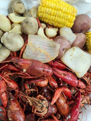 Crawfish and sides