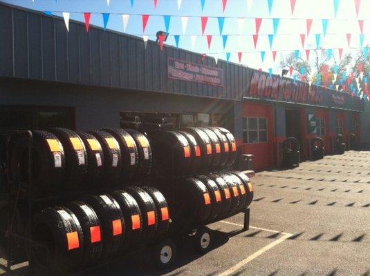 We have a warehouse with a large selection of used tires!