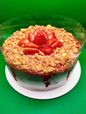 Vegan Strawberry Cheese Cake.