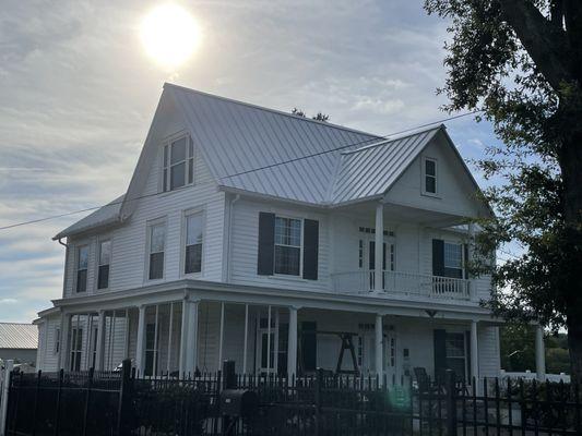 New Metal Roof Installation