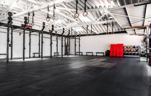 Check out our 2000 sqft main gym (1 of 3 separate training areas!)