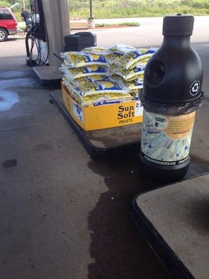 Dude, its 75-degrees outside. A little early to be selling salt for your driveway and walkways?