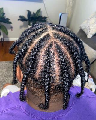 Men braids