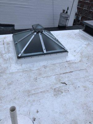 Skylight flashing and installation