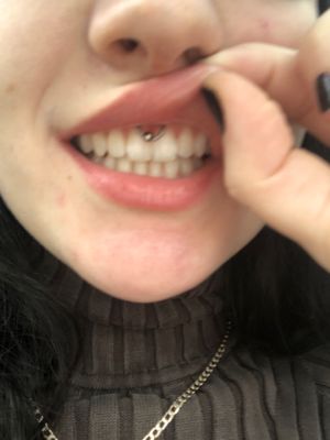 Smiley piercing :)