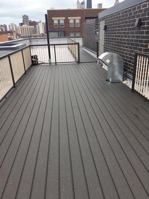 Roof Top Deck  Chicago
 Composite decking .