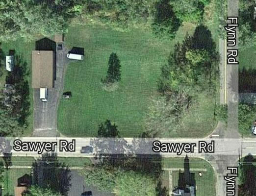 Ariel view of our property on Flynn and Sawyer road.