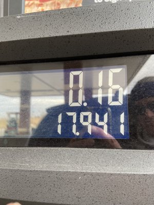 Fuel Saver card = almost -8 gallons for $0.16