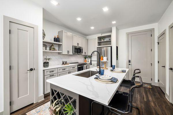 Designer Kitchen Floating Shelves